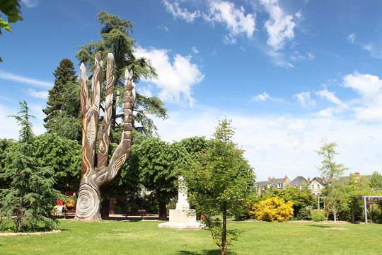Jardin de Brive la gaillarde, france