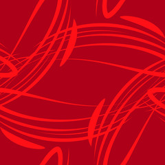 Vector pattern of red lines for backgrounds on a purple background.
