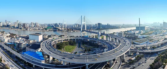 Photo sur Plexiglas Pont de Nanpu Pont de Shanghai Nanpu