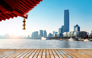 Shanghai city skyline