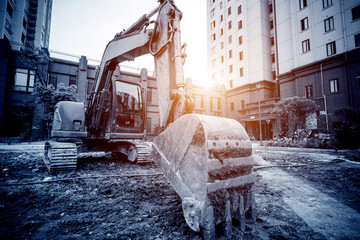 High-rise residential building site