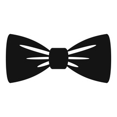 Bow tie icon. Simple illustration of bow tie vector icon for web design isolated on white background