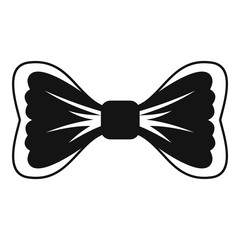 Big bow tie icon. Simple illustration of big bow tie vector icon for web design isolated on white background