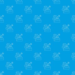 Trip by car on road concept. Outline illustration of trip by car on road vector concept for web