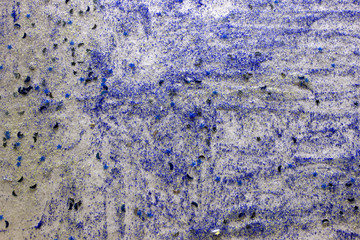 Blue Glitter paint with crescent and star sequins background