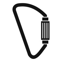 Carabine icon. Simple illustration of carabine vector icon for web design isolated on white background