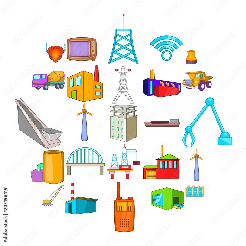 Aufkleber operation icons set. cartoon set of 25 operation vector icons for web isolated on white background