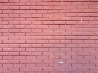 Red brick wall A beautiful wall.