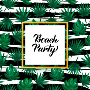 Beach Party Tropical Concept