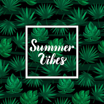 Summer Vibes Tropical Concept