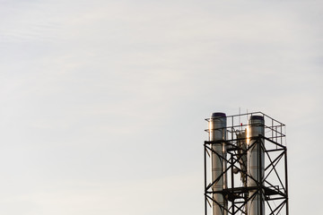 metal industrial chimney
