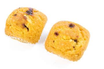 madeleines fourrées au chocolat