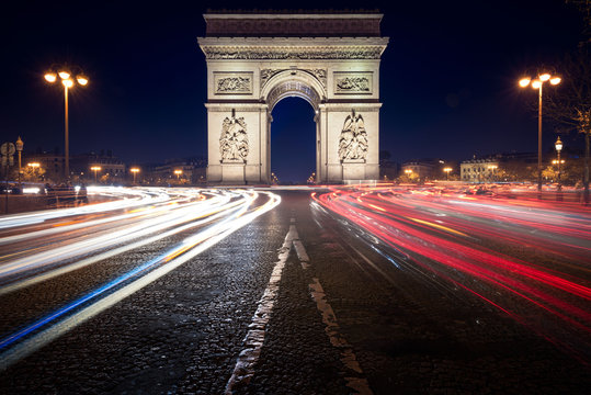 Fototapeta Arc de Triomphe ,France (PARIS).