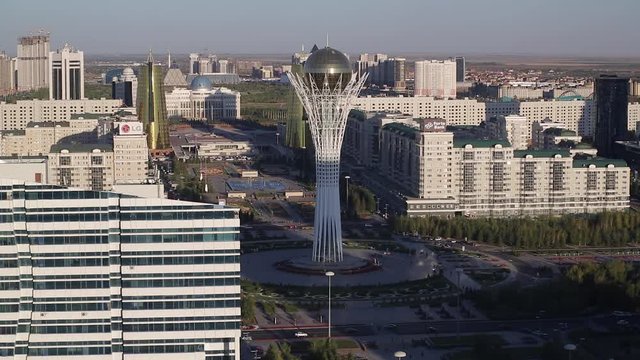 Central Asia, Kazakhstan, Astana, the city center and central business district