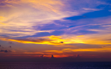 very beautiful colorful sky