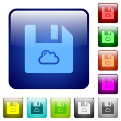 Cloud file color square buttons