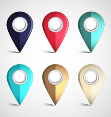 Set of Map Pin Icons2