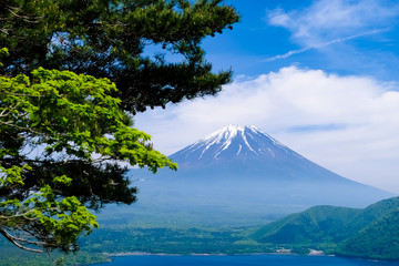 中ノ倉峠展望台からの富士山