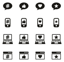 Feedback or Rating Icons