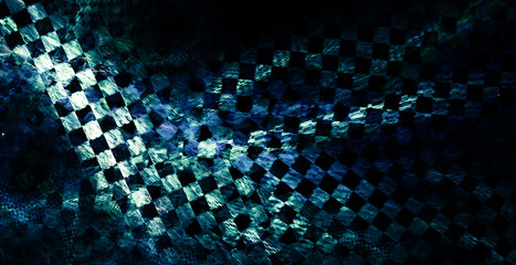 Racing abstract background. It contains elements of the checkered flag, suitable for design of the...