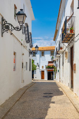 Obraz na płótnie Canvas Charming white village Altea in Costa Blanca Spain