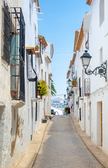 Fototapeta premium Charming white village Altea in Costa Blanca Spain