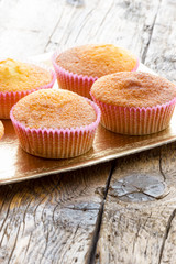 Sweet donuts with icing sugar