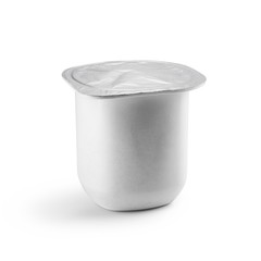plastic Cup on white background