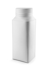 white plastic bottle