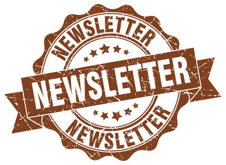 newsletter stamp. sign. seal