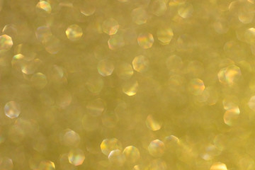 vivid gold bokeh in soft color style for background