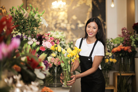 Working In A Flower Shop