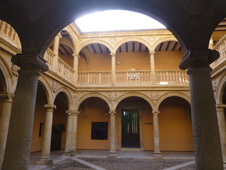 Fototapeta premium Almansa,pueblo de Albacete en Castilla la Mancha ( España)