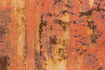 old orange rusty metal surface