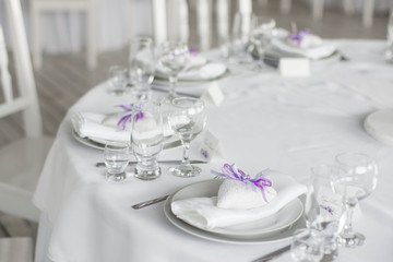 Wedding table decor