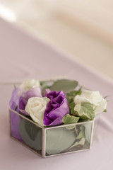 Gift box with roses