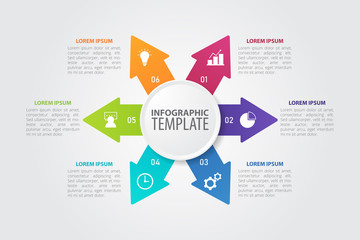 infographic template for business, education, web design, banners, brochures, flyers, diagram, workflow, timeline. Vector infographic element.