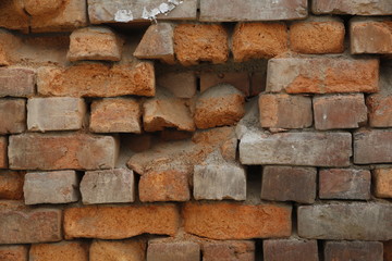 Old Brick Wall in Nepal