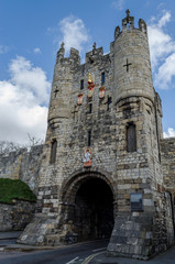 Micklegate Bar in York, Yorkshire