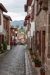 Saint Jean Pied de Port, Rue de la Citadelle, Starting point of the Camino Frances. 