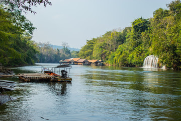 Sai Yok Yai waterfall at Kanchanaburi in thailand