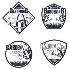 Set of 4 Garden service