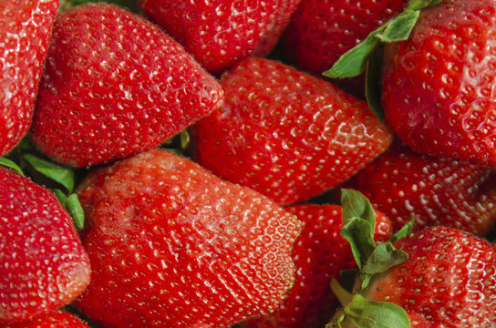 image of a strawberry close-up