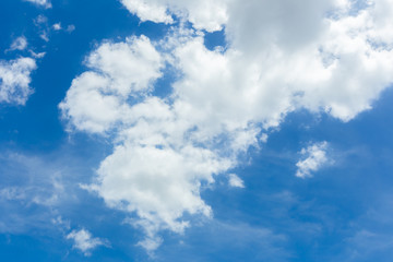 blue sky with clouds, Summer Wallpaper