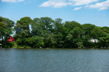 Man Canoeing On The Yeocomico River