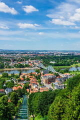 Blick über die Elbe auf Dresden