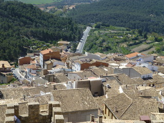 Fototapeta na wymiar Bañeres / Banyeres de Mariola. Pueblo de Alicante en la Comunidad Valenciana ( España)