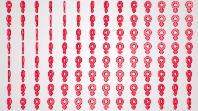 Venera gender female women background rotating symbols