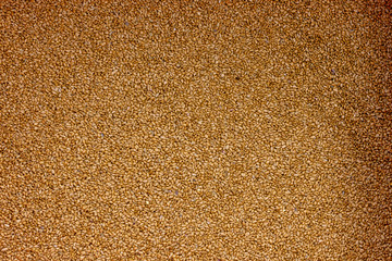 Brown seeds in a bowl