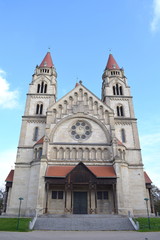 Obraz premium WIEN: Franz-von-Assisi-Kirche (Mexikokirche)